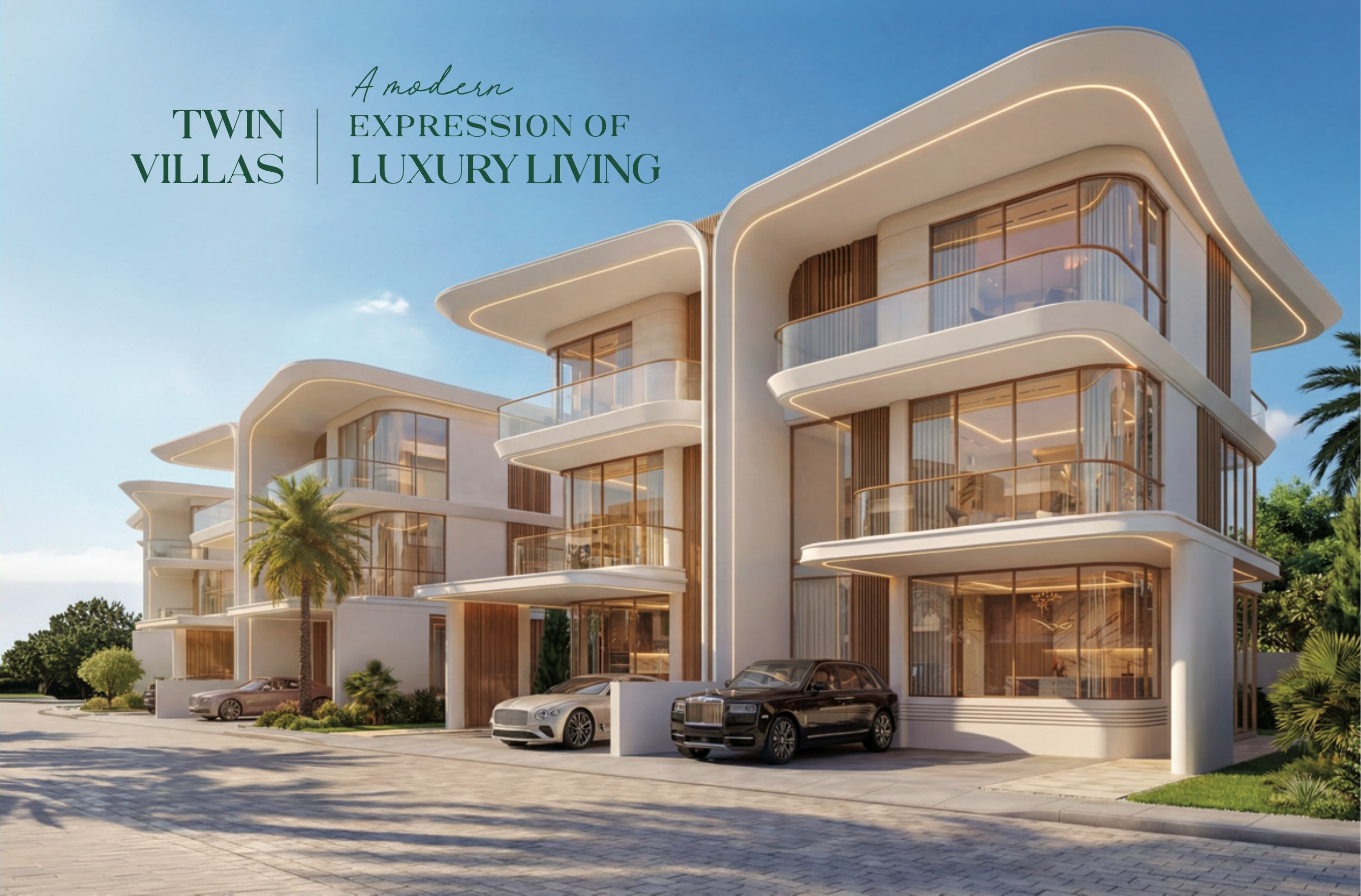 Greenz by Danube villas exterior architecture Dubai