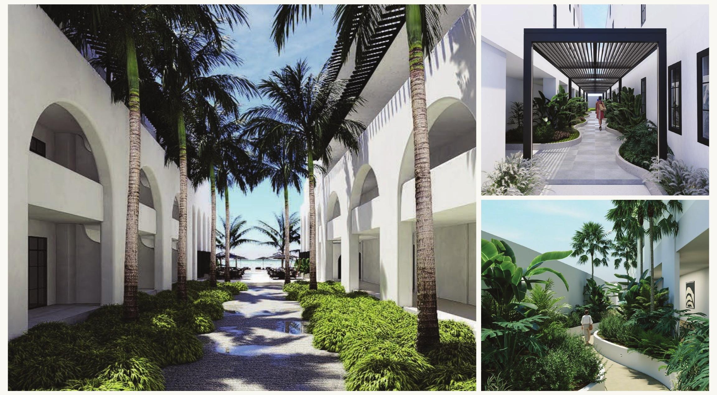 Nusa Dua beachfront infinity pool luxury apartments